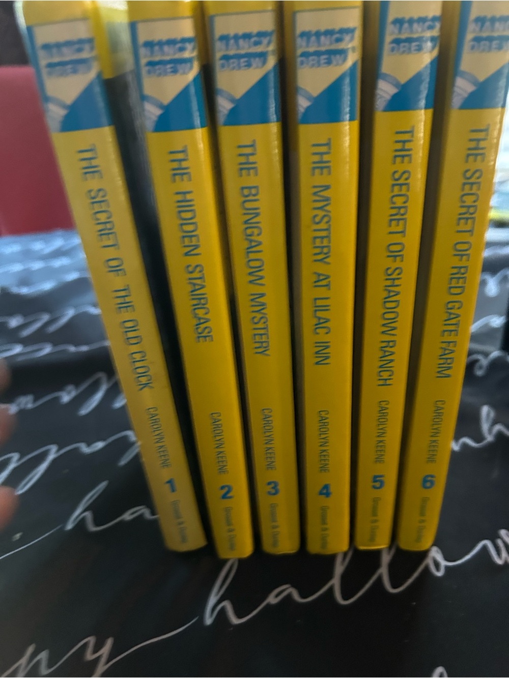 Nancy Drew Yellow Book Set (Spine Collection)